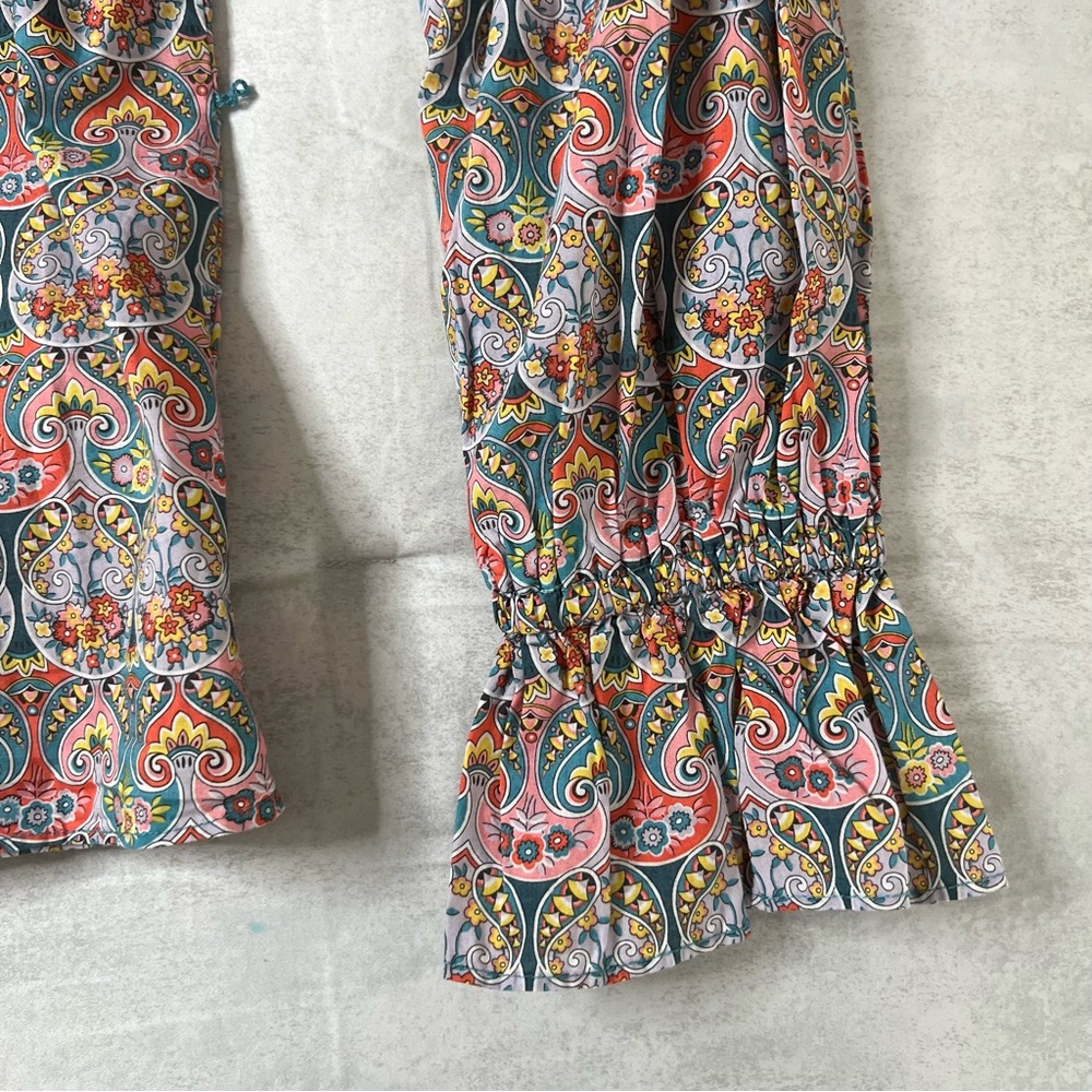 J. Crew Tie-Waist Organic Cotton Top in Liberty Giorgia Duke - Picture 6 of 10